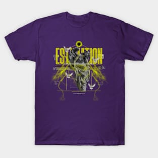 Estimation Angel Grunge Style T-Shirt